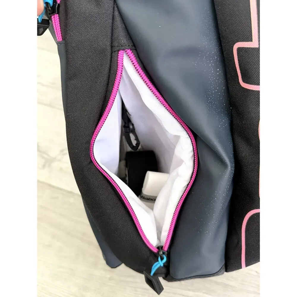 Babolat Pure Aero Rafa Tennis Backpack 3 Racquet Bag Navy Pink Yellow Rare